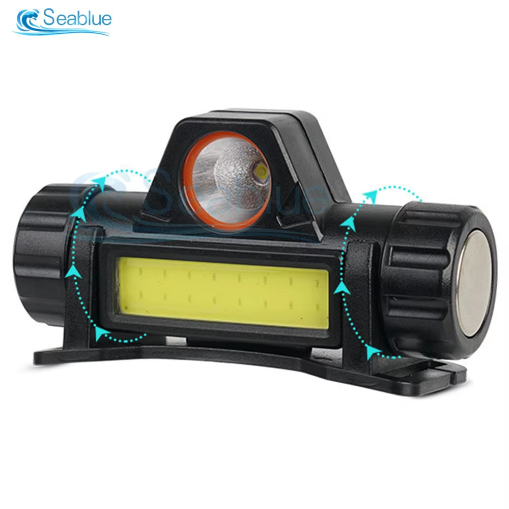 Automatic Photoelectric Welding Face Cover Lamp USB Charging Dual-Purpose Headlight Argon Arc Welding Cap Welding Lighting