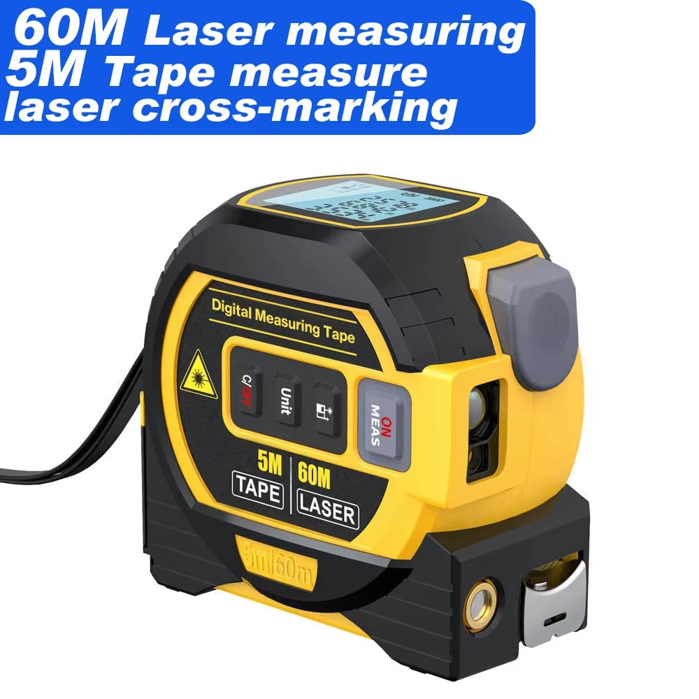 3In1 Laser Rangefinder Laser 40M / 60M Distance Meter Measuring Laser Tape Measure Digital Laser Rangefinder Scale Distance Area