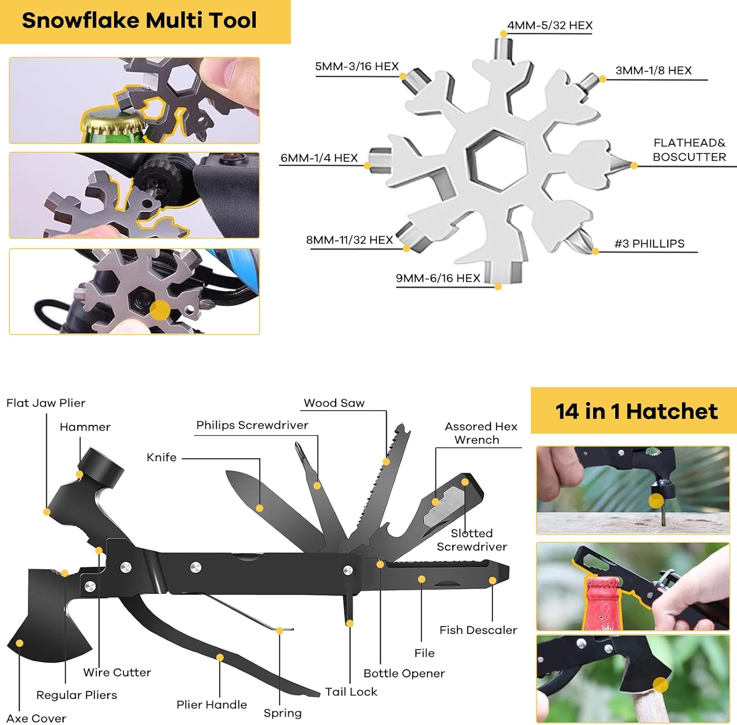 Survival Kit, Emergency Kit and First Aid Kit for Outdoor, Survival Gear , Perfect for Camping, Hiking and Hunting