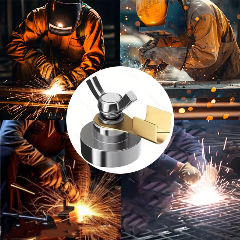 1/3Pcs Welding Strong Magnetic Grounding Device Grounding Clamp Grounding Clamp Grounding Clamp Grounding Plier Grounding Pliers